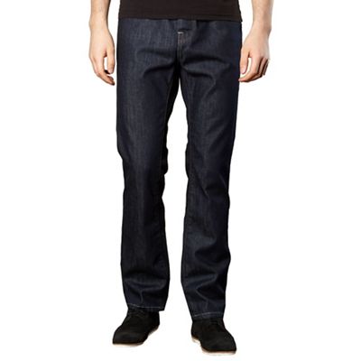 J by Jasper Conran Designer dark blue straight leg jeans